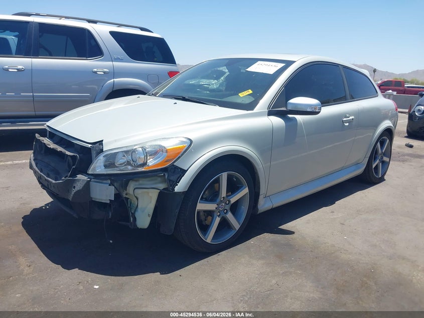 2012 Volvo C30 VIN YV1672MK8C2286941 IAAI salvage auction — RIGHT FRONT, Salvage Title, sold $800 on 2026-07-14 (photo 2)
