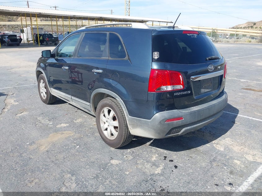 2011 Kia Sorento VIN 5XYKT3A12BG072890 IAAI salvage auction — NORMAL WEAR, Clear - Dealer Only (California), sold $550 on 2026-07-09 (photo 3)