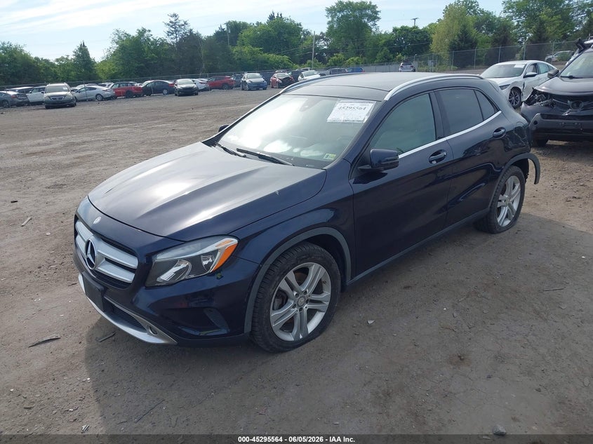 2017 Mercedes-benz Gla-klasse VIN WDCTG4GB0HJ347562 IAAI salvage auction — REAR END, Salvage Title, sold $25 on 2026-07-28 (photo 2)