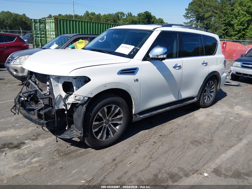 2019 Nissan Armada VIN JN8AY2NC5KX512010 IAAI salvage auction — FRONT END, Salvage Title, sold $8,100 on 2026-07-23 (photo 2)