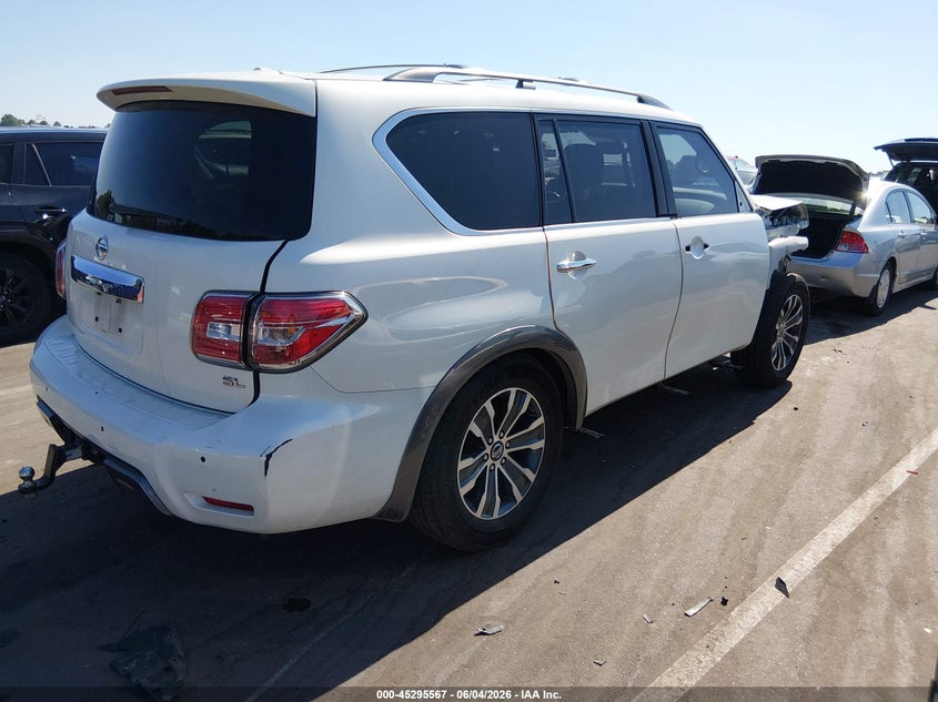 2019 Nissan Armada VIN JN8AY2NC5KX512010 IAAI salvage auction — FRONT END, Salvage Title, sold $8,100 on 2026-07-23 (photo 4)