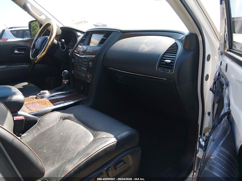 2019 Nissan Armada VIN JN8AY2NC5KX512010 IAAI salvage auction — FRONT END, Salvage Title, sold $8,100 on 2026-07-23 (photo 5)