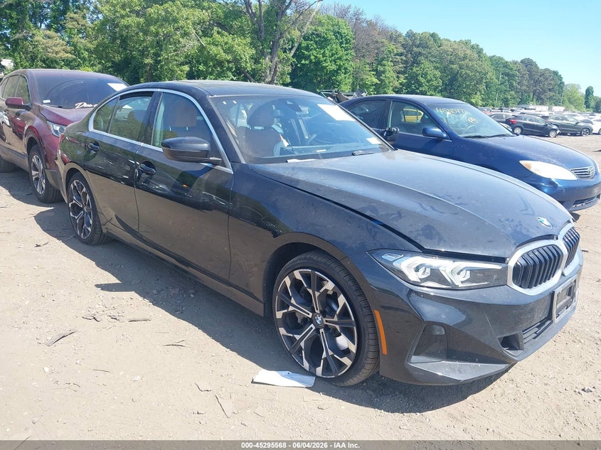 2025 BMW 3er VIN 3MW89CW05S8F34571 IAAI salvage auction — LEFT SIDE, Salvage Title, sold $20,500 on 2026-07-28 (photo 1)