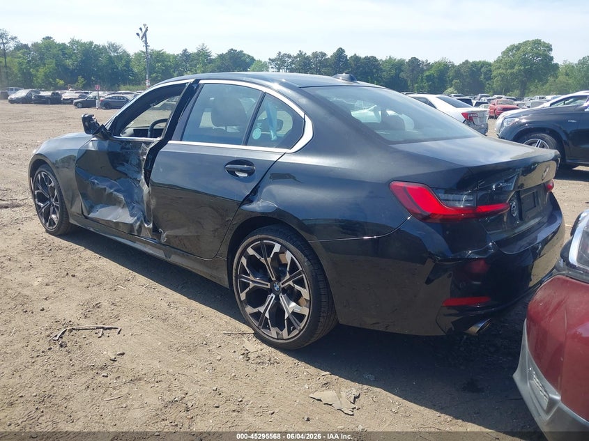 2025 BMW 3er VIN 3MW89CW05S8F34571 IAAI salvage auction — LEFT SIDE, Salvage Title, sold $20,500 on 2026-07-28 (photo 3)