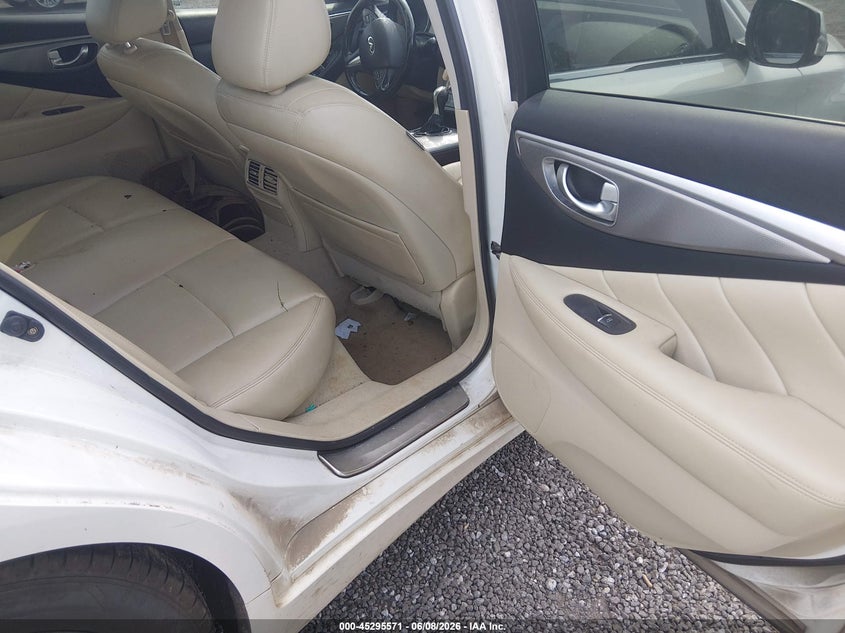 2014 Infiniti Q50 VIN JN1BV7AP6EM691455 IAAI salvage auction — LEFT FRONT, Wait Title, sold $1,900 on 2026-09-02 (photo 8)