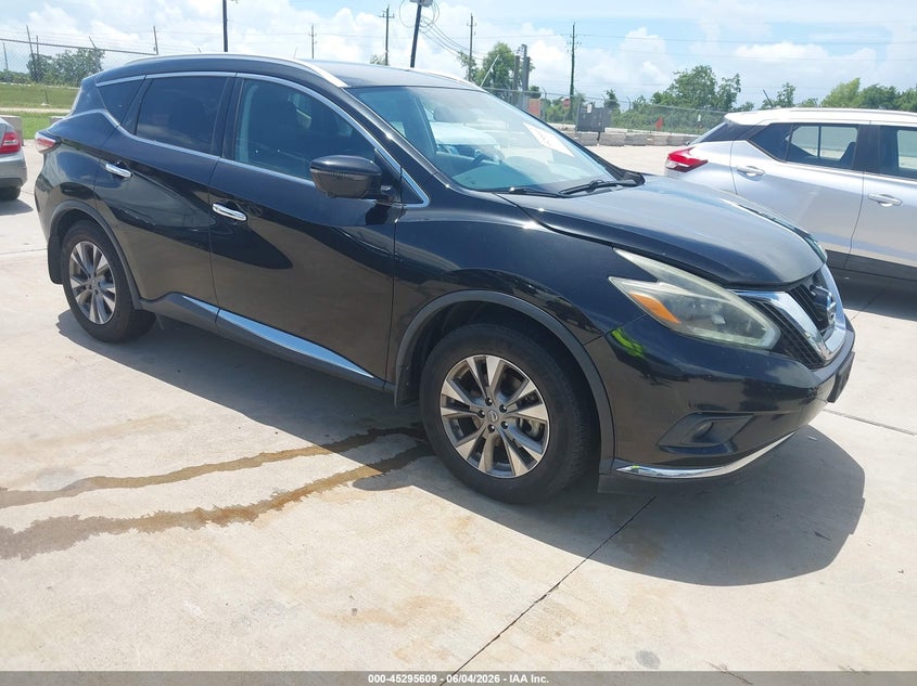 2018 Nissan Murano VIN 5N1AZ2MH4JN106831 IAAI salvage auction — HAIL, Salvage Title, sold $3,225 on 2026-07-24 (photo 1)