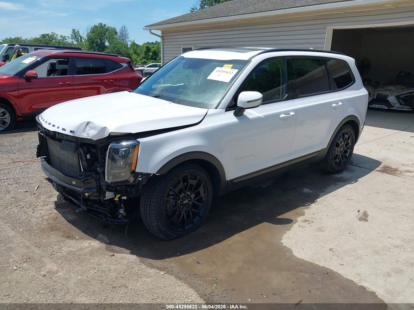 2022 Kia Telluride VIN 5XYP3DHC1NG253616 IAAI salvage auction — FRONT END, Salvage Title, sold $5,350 on 2026-07-20 (photo 2)