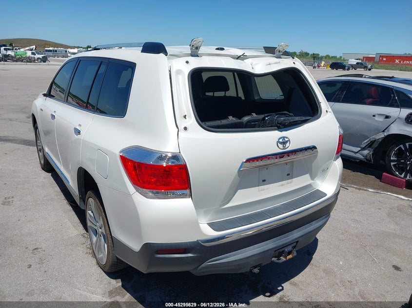 2013 Toyota Highlander VIN 5TDDK3EH2DS234848 IAAI salvage auction — STORM DAMAGE, Certificate Of Title (Nebraska), sold $5,300 on 2026-07-09 (photo 6)