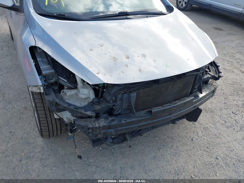 2013 Hyundai Elantra VIN KMHD35LEXDU094587 IAAI salvage auction — FRONT END, Salvage Title, sold $675 on 2026-07-22 (photo 6)