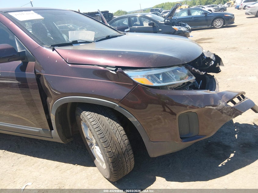 2014 Kia Sorento VIN 5XYKT3A6XEG523550 IAAI salvage auction — FRONT END, Salvage Title, sold $1,350 on 2026-07-17 (photo 6)