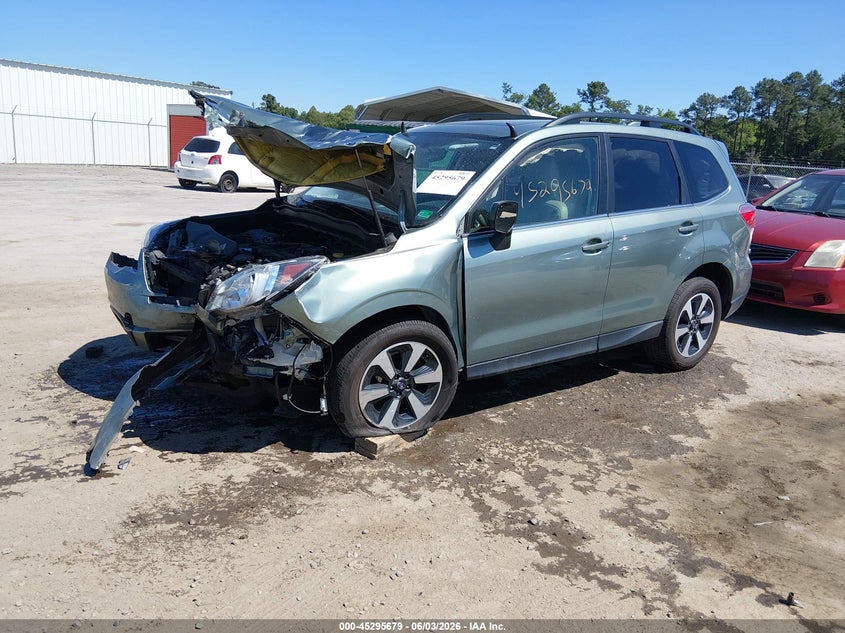 2018 Subaru Forester VIN JF2SJAJC0JH404862 IAAI salvage auction — FRONT END, Salvage Title, sold $525 on 2026-07-24 (photo 2)