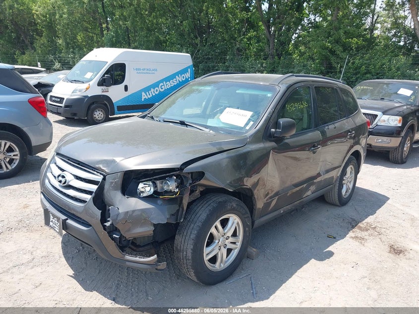 2012 Hyundai Santa fe VIN 5XYZGDABXCG155373 IAAI salvage auction — LEFT FRONT, Salvage Title, sold $375 on 2026-07-22 (photo 2)