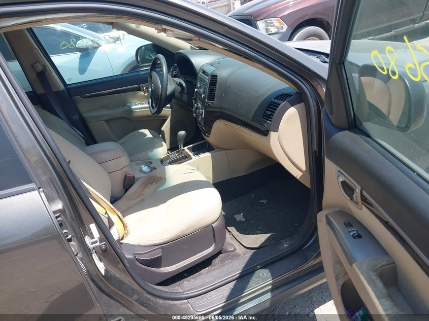 2012 Hyundai Santa fe VIN 5XYZGDABXCG155373 IAAI salvage auction — LEFT FRONT, Salvage Title, sold $375 on 2026-07-22 (photo 5)