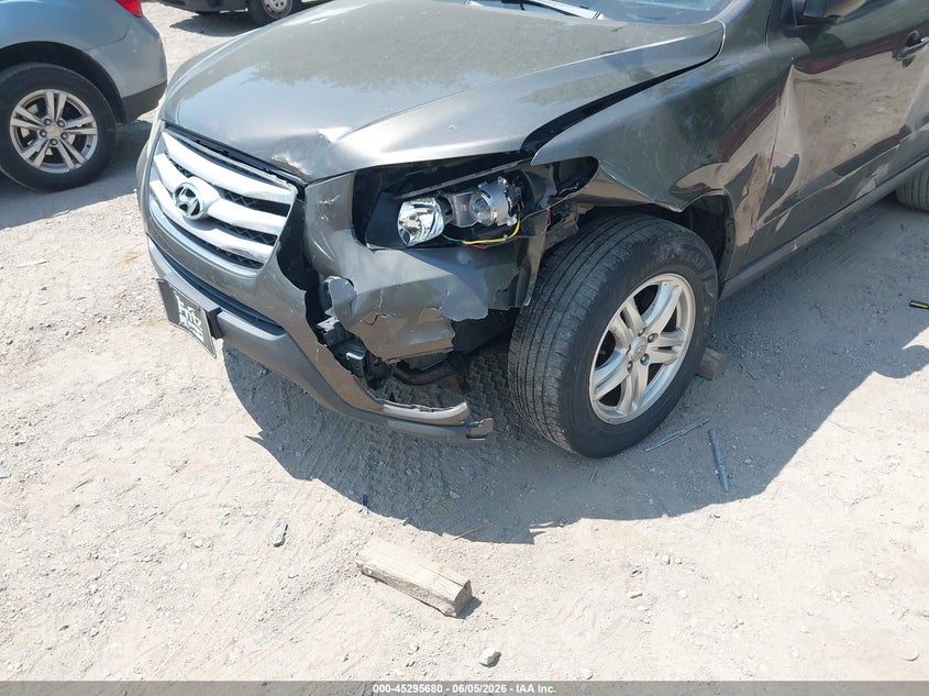 2012 Hyundai Santa fe VIN 5XYZGDABXCG155373 IAAI salvage auction — LEFT FRONT, Salvage Title, sold $375 on 2026-07-22 (photo 6)