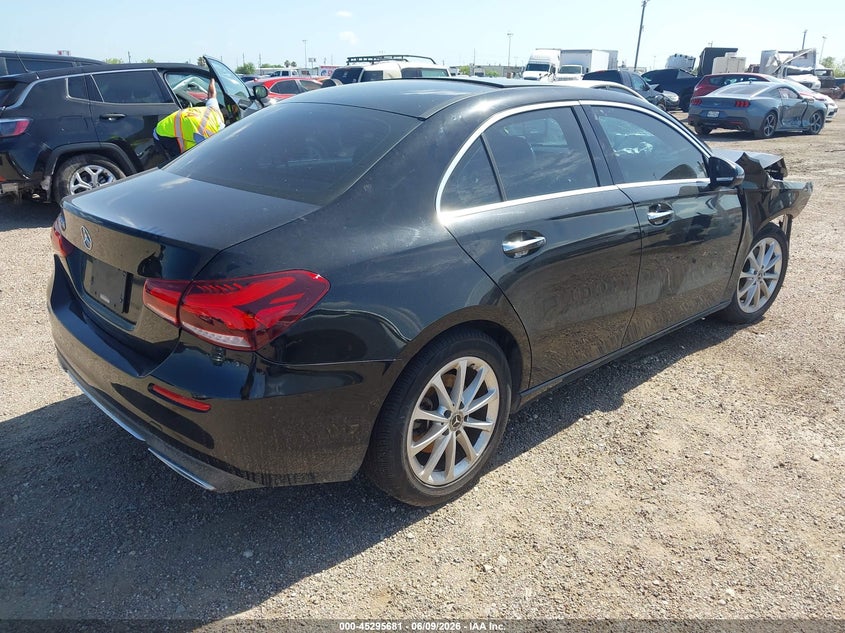 2019 Mercedes-benz A-klasse VIN WDD3G4EB3KW024437 IAAI salvage auction — FRONT END, Salvage Title, sold $3,150 on 2026-07-22 (photo 4)