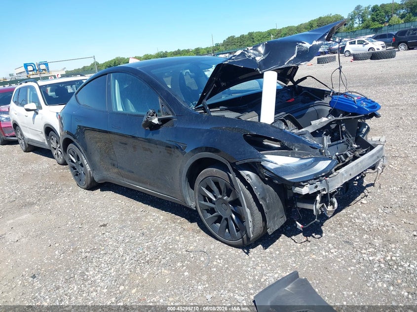 2023 Tesla Model y VIN 7SAYGDEE5PA179660 IAAI salvage auction — FRONT END, Salvage Title, sold $10,225 on 2026-07-16 (photo 1)