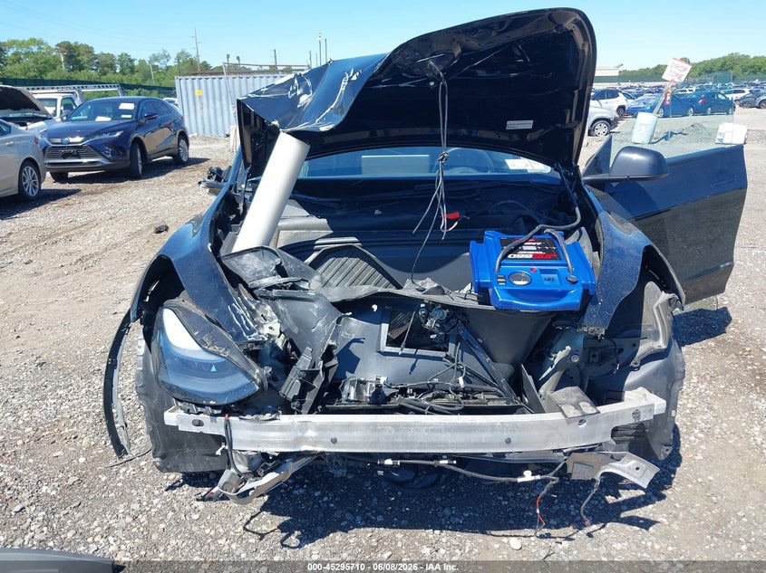 2023 Tesla Model y VIN 7SAYGDEE5PA179660 IAAI salvage auction — FRONT END, Salvage Title, sold $10,225 on 2026-07-16 (photo 6)