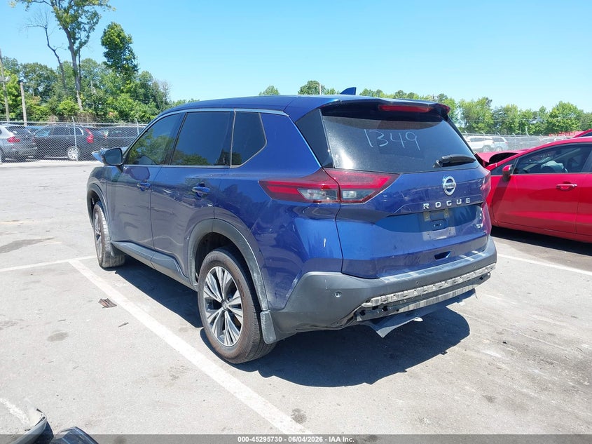 2021 Nissan Rogue VIN JN8AT3BA4MW011349 IAAI salvage auction — FRONT END, Salvage (North Carolina), sold $25 on 2026-07-30 (photo 3)