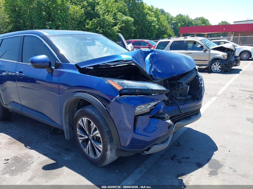 2021 Nissan Rogue VIN JN8AT3BA4MW011349 IAAI salvage auction — FRONT END, Salvage (North Carolina), sold $25 on 2026-07-30 (photo 6)