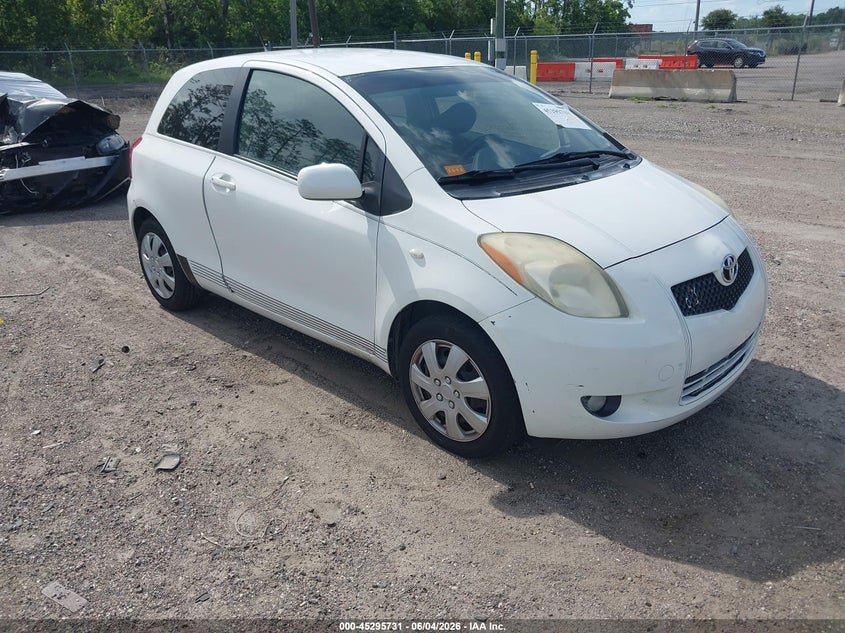 2007 Toyota Yaris VIN JTDJT923075135726 IAAI salvage auction — NORMAL WEAR, Clear (Florida), sold $650 on 2026-07-07 (photo 1)