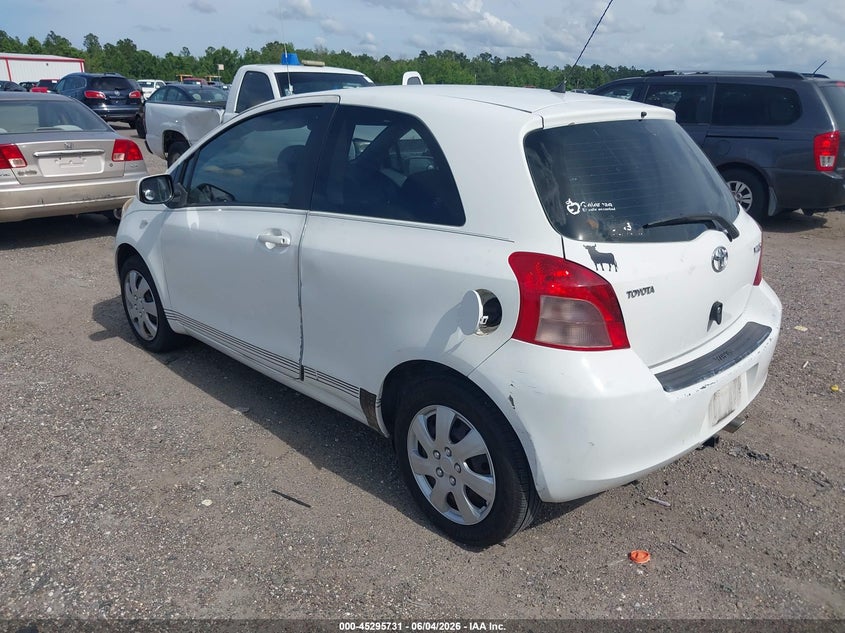 2007 Toyota Yaris VIN JTDJT923075135726 IAAI salvage auction — NORMAL WEAR, Clear (Florida), sold $650 on 2026-07-07 (photo 3)