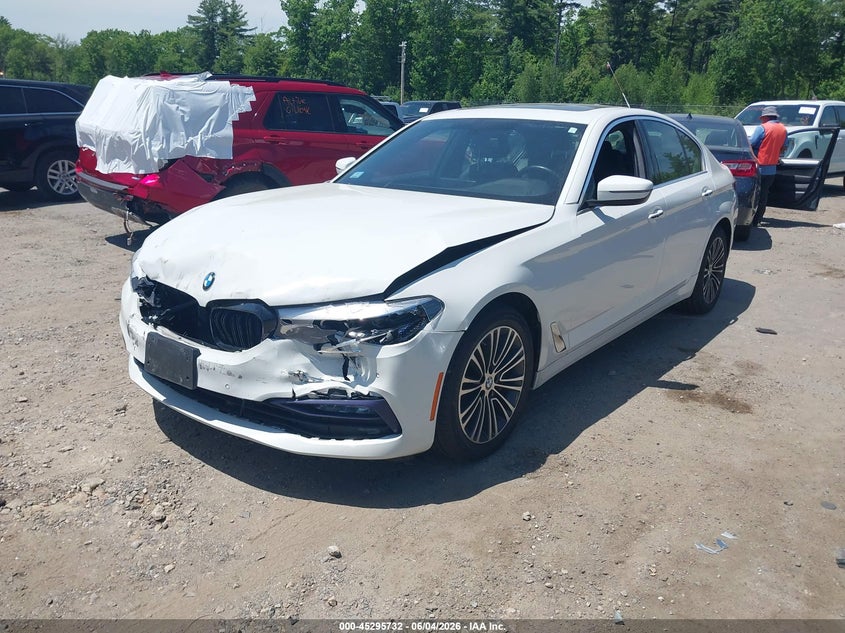 2017 BMW 5er VIN WBAJA7C31HG906206 IAAI salvage auction — FRONT END, Salvage (Massachusetts), sold $5,350 on 2026-07-31 (photo 2)