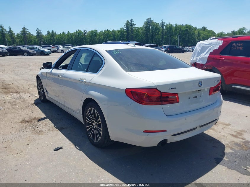 2017 BMW 5er VIN WBAJA7C31HG906206 IAAI salvage auction — FRONT END, Salvage (Massachusetts), sold $5,350 on 2026-07-31 (photo 3)