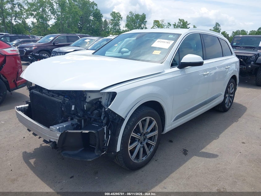 2017 Audi Q7 VIN WA1LAAF71HD053048 IAAI salvage auction — FRONT END, Salvage (Ohio), sold $5,550 on 2026-07-14 (photo 2)