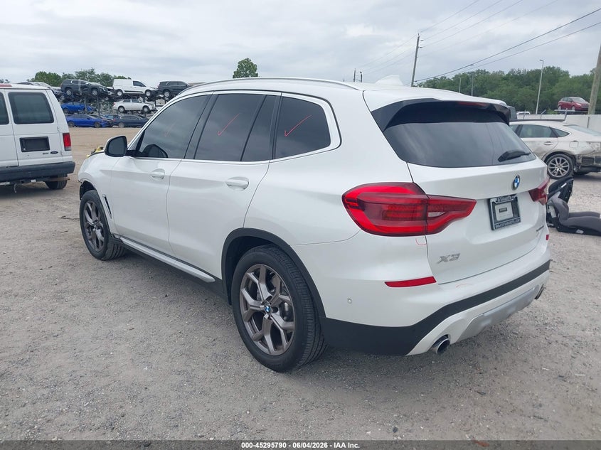 2021 BMW X3 VIN 5UXTY3C03M9H28062 IAAI salvage auction — FRONT END, Salvage Title, sold $8,550 on 2026-07-21 (photo 3)