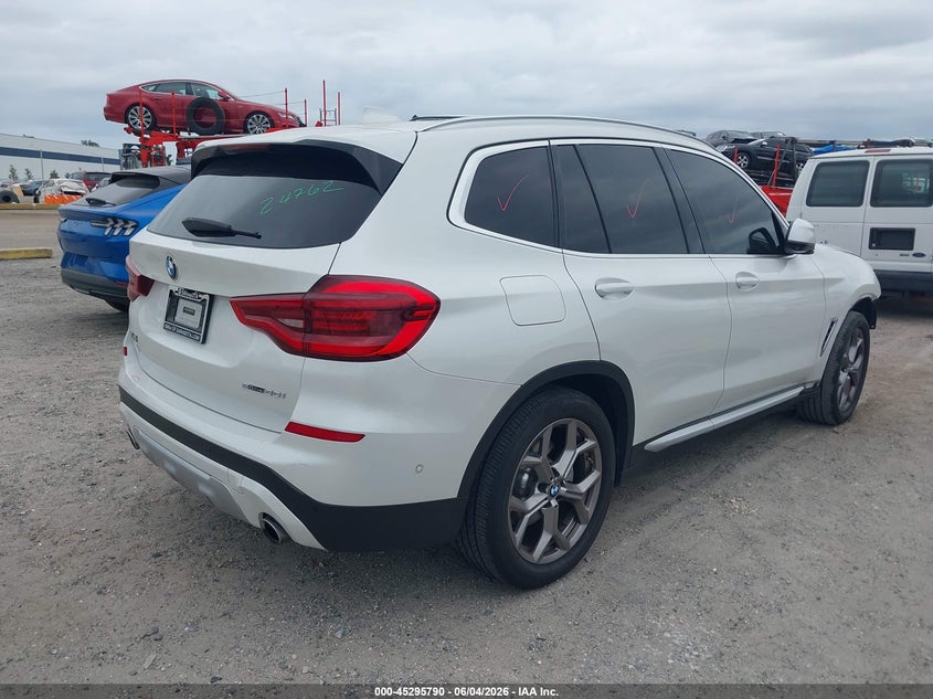 2021 BMW X3 VIN 5UXTY3C03M9H28062 IAAI salvage auction — FRONT END, Salvage Title, sold $8,550 on 2026-07-21 (photo 4)
