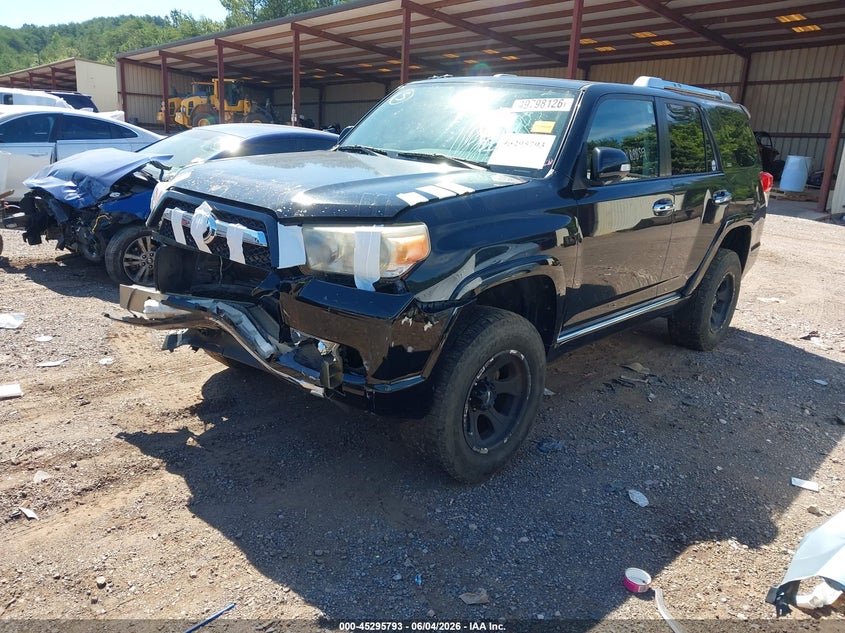 2010 Toyota 4runner VIN JTEBU5JR3A5011727 IAAI salvage auction — FRONT END, Salvage (Alabama), sold $7,300 on 2026-07-08 (photo 2)