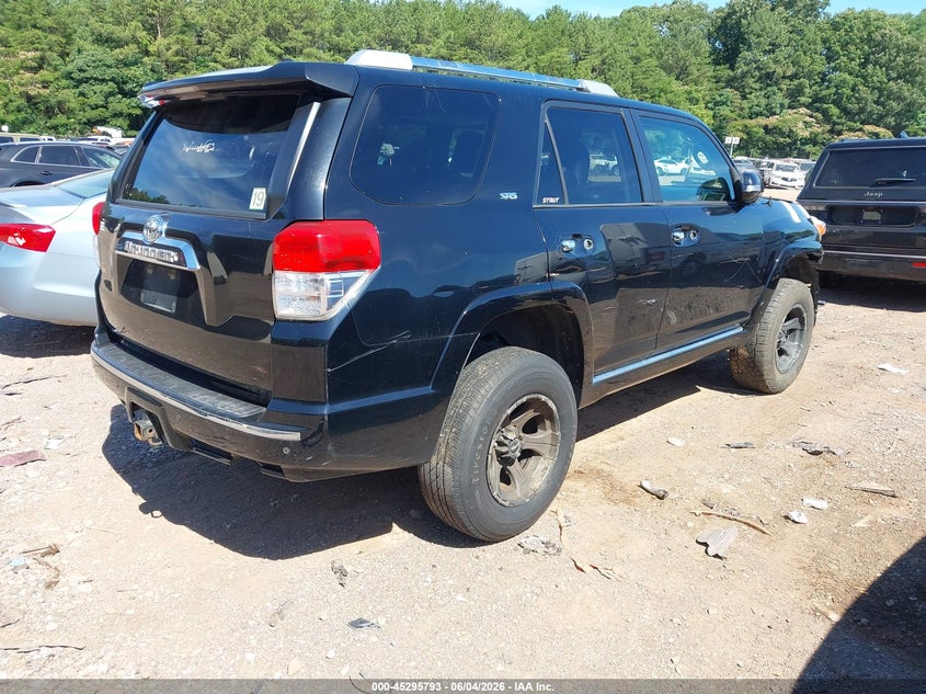 2010 Toyota 4runner VIN JTEBU5JR3A5011727 IAAI salvage auction — FRONT END, Salvage (Alabama), sold $7,300 on 2026-07-08 (photo 4)
