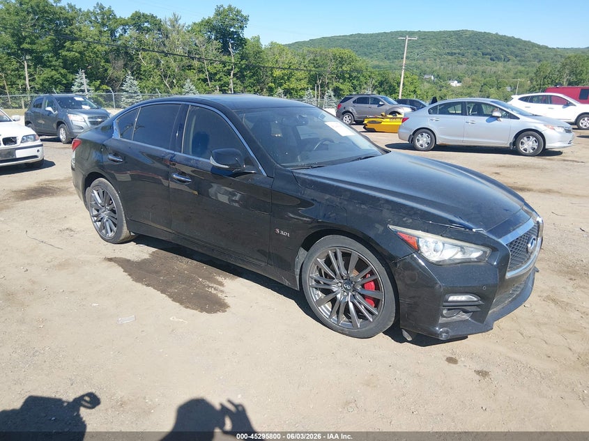 2017 Infiniti Q50 VIN JN1FV7AR8HM870412 IAAI salvage auction — NORMAL WEAR, Clear (Pennsylvania), sold $2,700 on 2026-07-09 (photo 1)