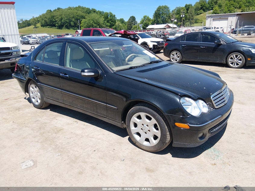2006 Mercedes-benz C-klasse VIN WDBRF54J76A853499 IAAI salvage auction — REAR END, Salvage (West Virginia), sold $200 on 2026-07-18 (photo 1)