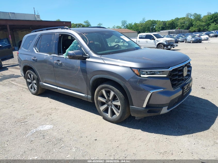 2025 Honda Pilot VIN 5FNYG1H79SB042788 IAAI salvage auction — LEFT & RIGHT, Mv-907A (New York), sold $15,300 on 2026-07-28 (photo 1)