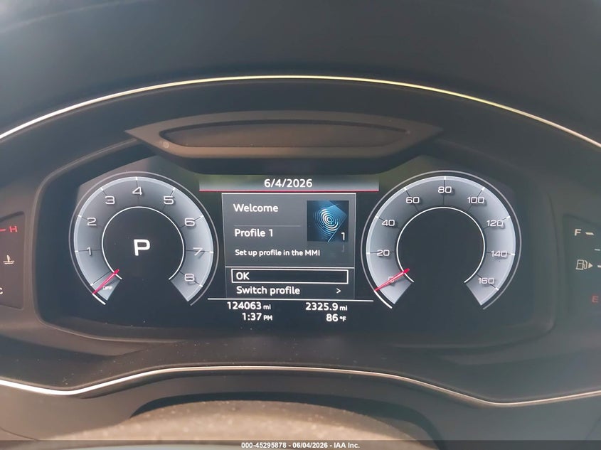2019 Audi A6 VIN WAUL2AF24KN088415 IAAI salvage auction — FRONT END, Salvage Title, sold $7,650 on 2026-07-07 (photo 7)