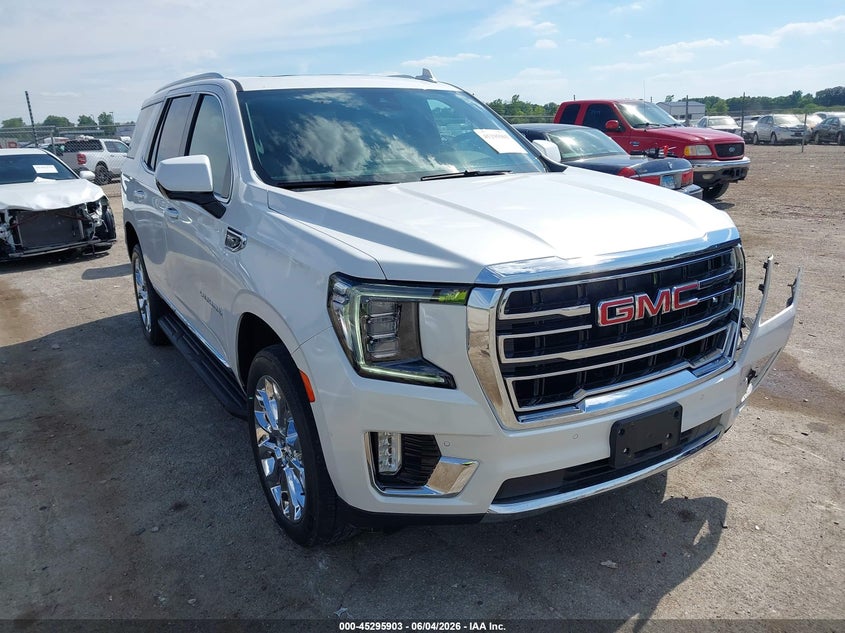 2023 Gmc Yukon VIN 1GKS2BKD6PR128817 IAAI salvage auction — LEFT FRONT, Salvage Title, sold $22,200 on 2026-07-09 (photo 1)