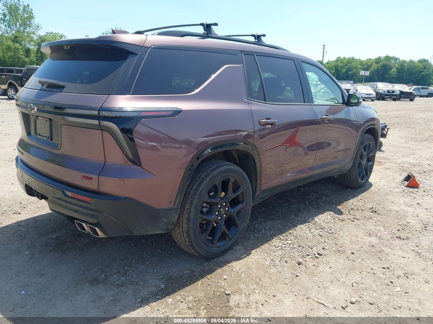 2025 Chevrolet Traverse VIN 1GNEVLRS9SJ180127 IAAI salvage auction — FRONT END, Salvage Title, sold $20,100 on 2026-07-28 (photo 4)