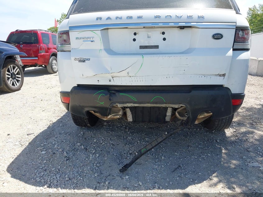 2014 Land rover Range rover sport VIN SALWG2WF0EA393702 IAAI salvage auction — REAR END, Salvage Title, sold $4,450 on 2026-07-28 (photo 6)