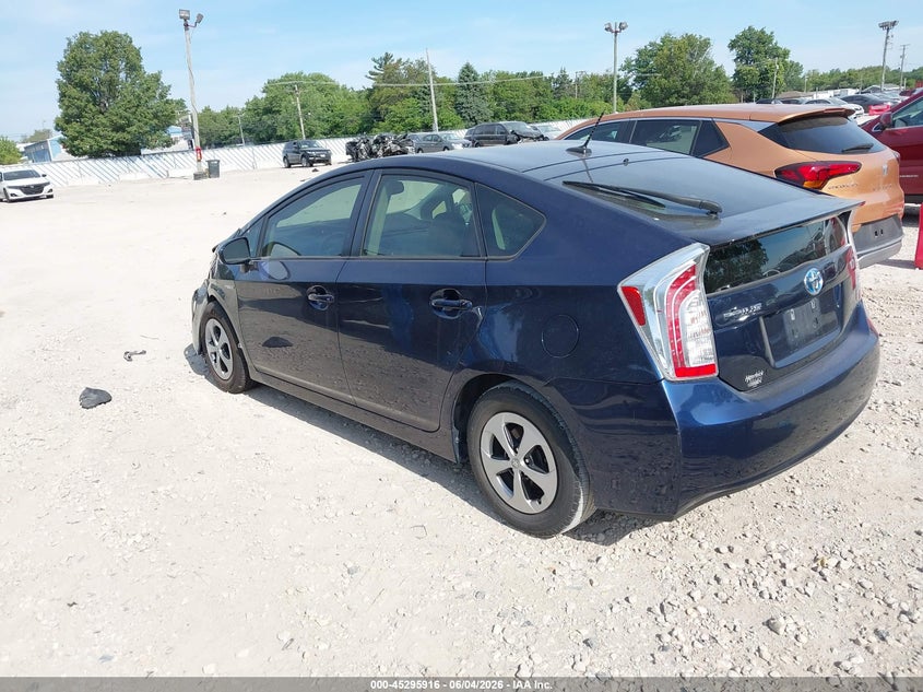 2014 Toyota Prius VIN JTDKN3DU1E1752655 IAAI salvage auction — LEFT FRONT, Salvage (Illinois), sold $1,175 on 2026-07-21 (photo 3)