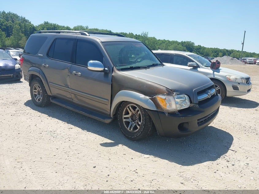 2007 Toyota Sequoia VIN 5TDBT48A87S283694 IAAI salvage auction — NORMAL WEAR, Original (Ohio), sold $925 on 2026-07-08 (photo 1)