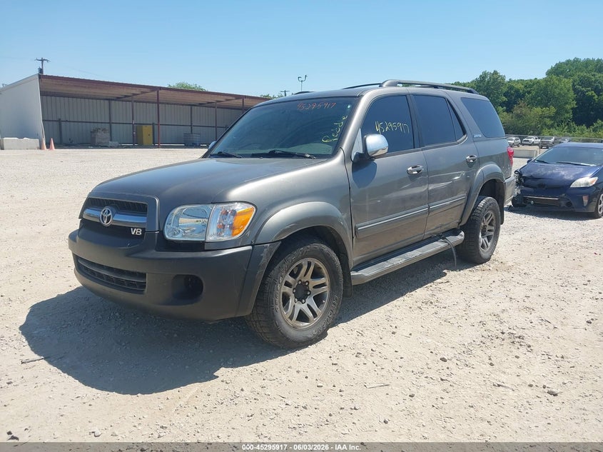 2007 Toyota Sequoia VIN 5TDBT48A87S283694 IAAI salvage auction — NORMAL WEAR, Original (Ohio), sold $925 on 2026-07-08 (photo 2)