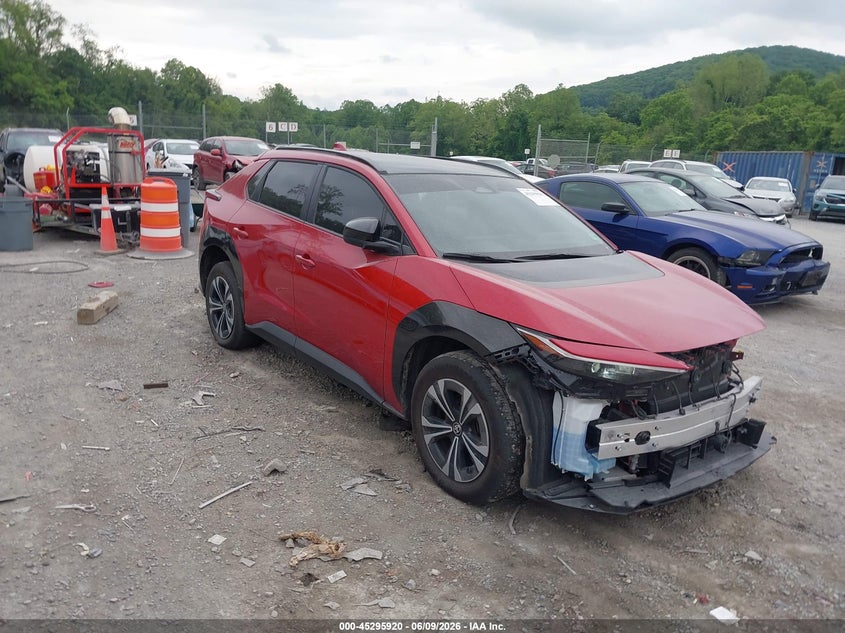 2024 Toyota Bz4x VIN JTMABACA6RA075589 IAAI salvage auction — FRONT END, Salvage Title, sold $8,400 on 2026-08-02 (photo 1)