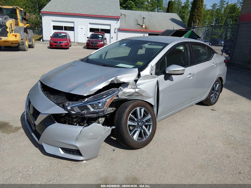 2021 Nissan Versa VIN 3N1CN8EV2ML925442 IAAI salvage auction — LEFT FRONT, Wait Title, sold $400 on 2026-10-11 (photo 6)