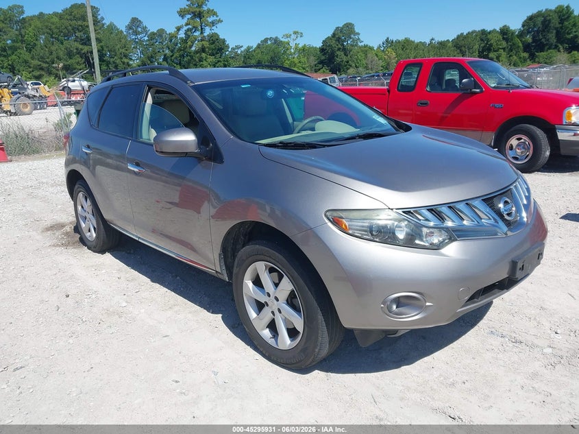 2009 Nissan Murano VIN JN8AZ18W99W153600 IAAI salvage auction — NORMAL WEAR, Clear (New York), sold $425 on 2026-07-14 (photo 1)