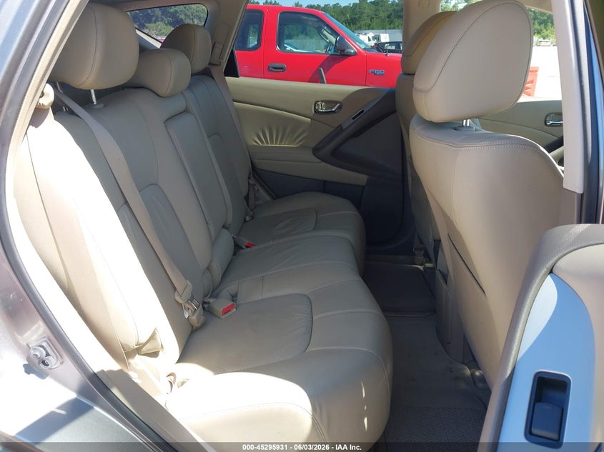 2009 Nissan Murano VIN JN8AZ18W99W153600 IAAI salvage auction — NORMAL WEAR, Clear (New York), sold $425 on 2026-07-14 (photo 8)