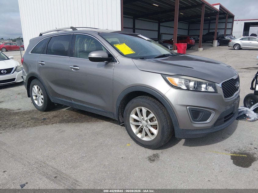 2016 Kia Sorento VIN 5XYPG4A38GG086205 IAAI salvage auction — STORM DAMAGE, Salvage Title, sold $1,350 on 2026-07-10 (photo 1)