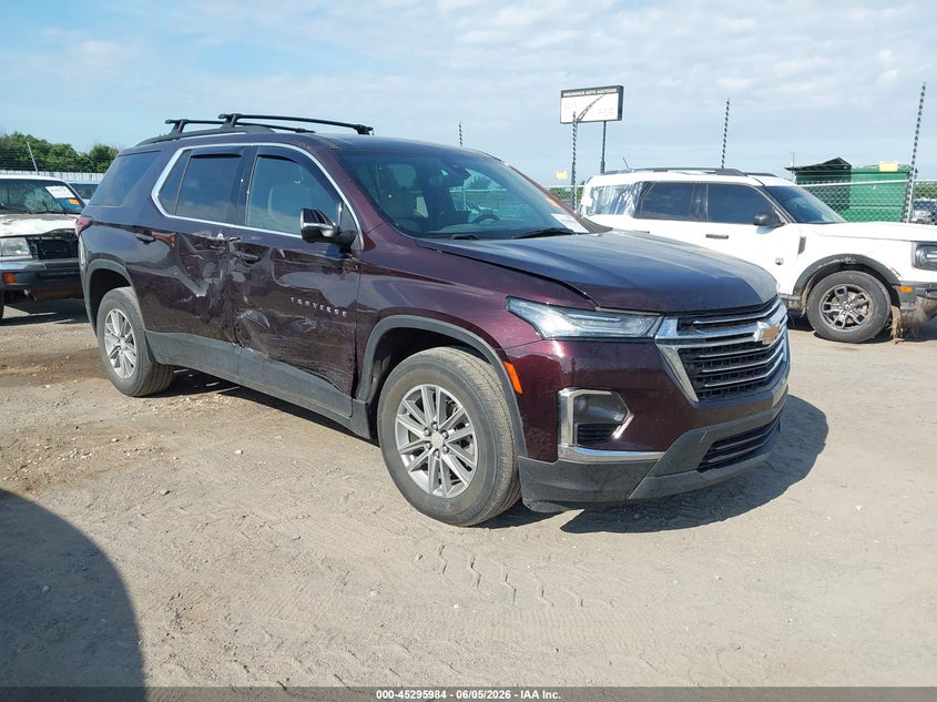 2023 Chevrolet Traverse VIN 1GNERGKW2PJ294454 IAAI salvage auction — SIDE, Salvage Title, sold $7,200 on 2026-07-09 (photo 1)
