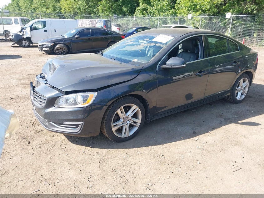 2015 Volvo S60 VIN YV140MFB1F1306199 IAAI salvage auction — FRONT END, Salvage Title, sold $375 on 2026-07-14 (photo 2)