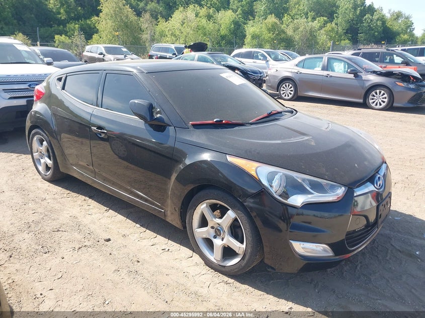 2013 Hyundai Veloster VIN KMHTC6AD1DU104662 IAAI salvage auction — NORMAL WEAR, Clear (Illinois), sold $650 on 2026-07-15 (photo 1)